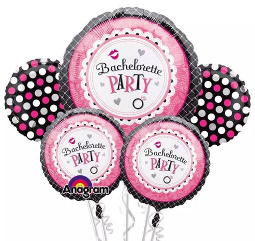 Bachelorette Party Foil balloon bouquet