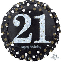 18"  Dazzling Happy Birthday Round Foil (21)