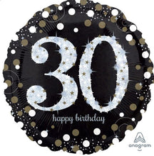 18"  Dazzling Happy Birthday Round Foil (30)