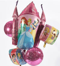 Foil balloon bouquet (Disney Princess)