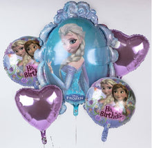 Happy Birthday Foil balloon bouquet (Disney Frozen)
