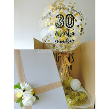 Surprise Box with 24" Customised balloon(Confetti filled)